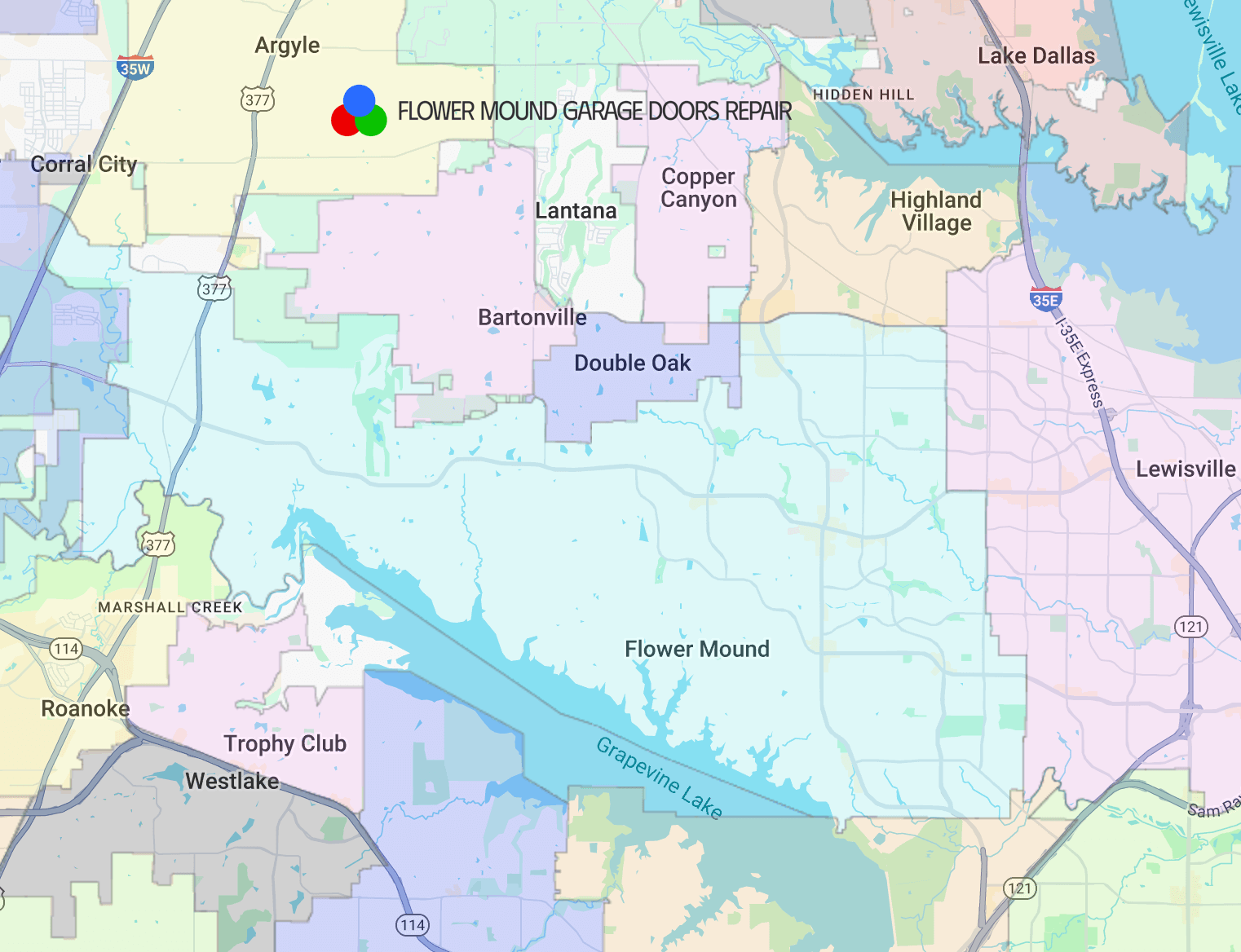 flower-mound-city-map